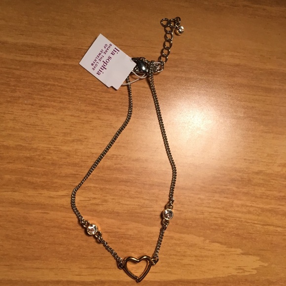 Lia Sophia heart necklace - Picture 2 of 3